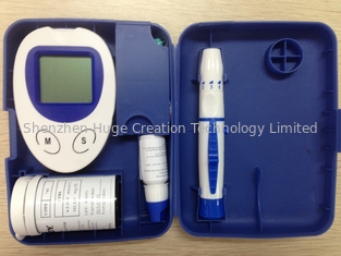 Chine Mètre de glucose de diabète de sang de paquet de boîte de couleur avec la bande de l'essai 25pcs fournisseur