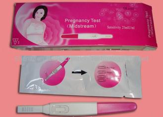 Chine Exactitude tôt de l'outil 99,9% de détection de maison de kit d'essai de grossesse de l'urine HCG fournisseur