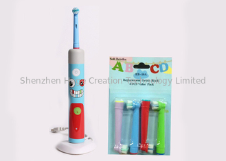Chine Le poil bleu oral compatible d'indicateur de B badine la brosse à dents électrique pour des enfants fournisseur