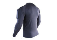 Chine T-shirt à séchage rapide de longue de douille de chemise forme physique serrée de sport pour les hommes usine