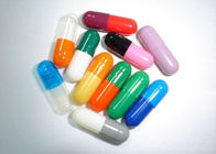 Chine Le paquet en vrac a varié les capsules vides vides des capsules 0# de gélatine d&#039;options de couleur usine