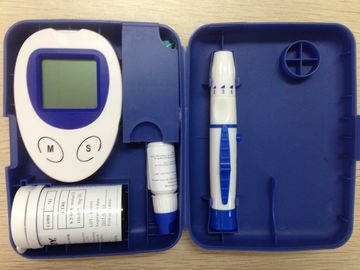 Chine Mètre de glucose de diabète de sang de paquet de boîte de couleur avec la bande de l&#039;essai 25pcs distributeur