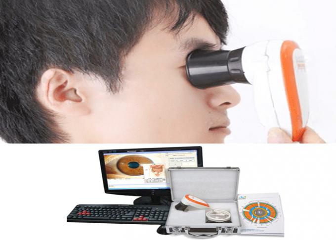 caméra d'Iridology d'analyseur d'iris d'USB Iriscope de machine d'essai de santé de 5MP Quantum avec le pro logiciel d'iris