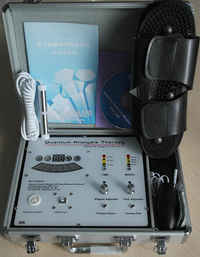 machine de thérapie d'analyse de Quantum de mode de 4 massages avec la pantoufle et les protections