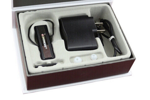 Couleur rechargeable de noir de style d'amplificateur de prothèses auditives de Bluetooth