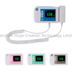 Chine Moniteur foetal numérique disponible de fréquence cardiaque de bébé d'équipement d'ultrason de Doppler de trois couleurs fournisseur