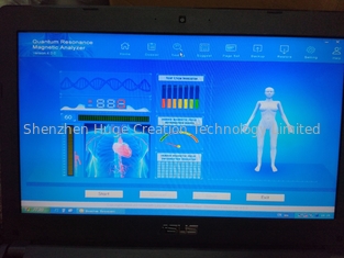 Chine La version de logiciel roumaine 44 de langue rapporte la boîte de couleur d'argent d'analyseur de corps de Quantum fournisseur