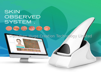 Chine Machine faciale de haute résolution d'analyseur de peau de couleur rouge pour l'humidité/ride de peau fournisseur