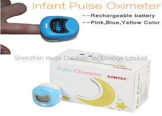 Chine Affichage d'OLED oxymètre d'impulsion bleu/rose/jaune de bout du doigt pour des enfants fournisseur