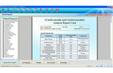 Analyseur de santé de sous-marin de Quantum, analyseur de composition en corps fournisseur